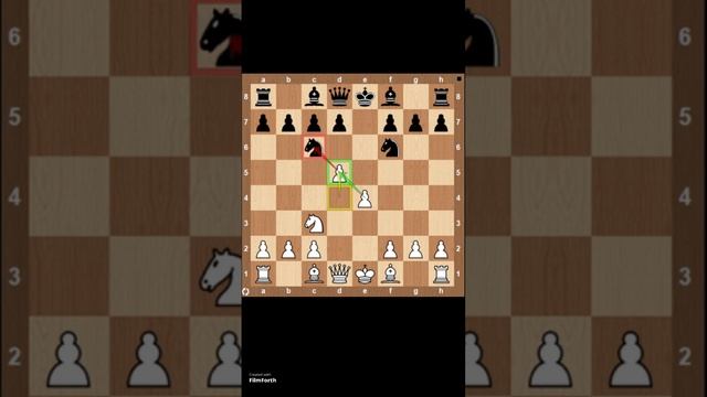 Trick Your Opponents with Spooky Halloween Gambit in Four Knights Game #chess #shorts #QubitChess