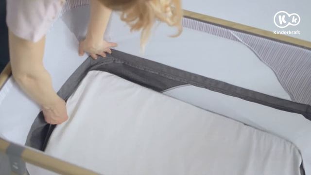 Детская кроватка SOFI 4 в 1 Kinderkraft Кроватка | туристическая кроватка | колыбель | детский мане смотреть онлайн