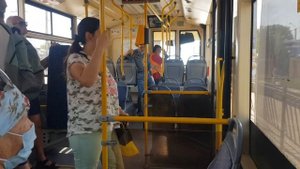 Севастопольский троллейбус с рекламой  из больничный Комплекс  до 5 км.бал.шоссе 14 агв.2021г.