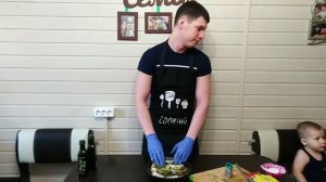 Рыба на мангале. Стейк трески на углях. Быстро и просто.