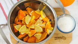 Компот из апельсина и лимона