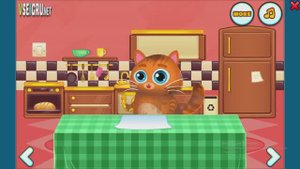 Мой котенок. Игра.