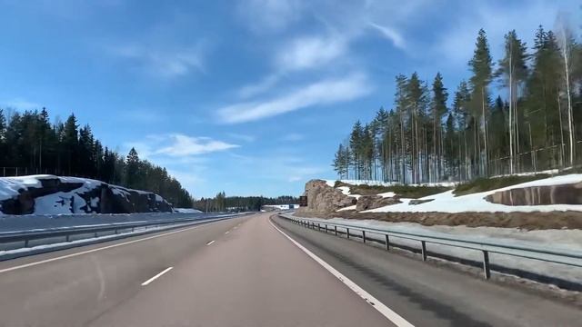 Поездка в Финляндию L Outlet | дорога СПб - Хельсинки | автозаправка