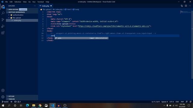 Part-2 | Run Project using XAMPP Server,  Using Semantic-ui | How to Upload Image with PHP 2020