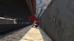 Попал под поезд.