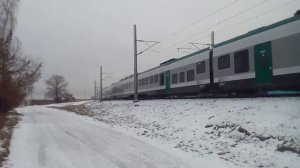 Электропоезда ЭПм-001+ЭПм-002 сообщением Гомель — Минск