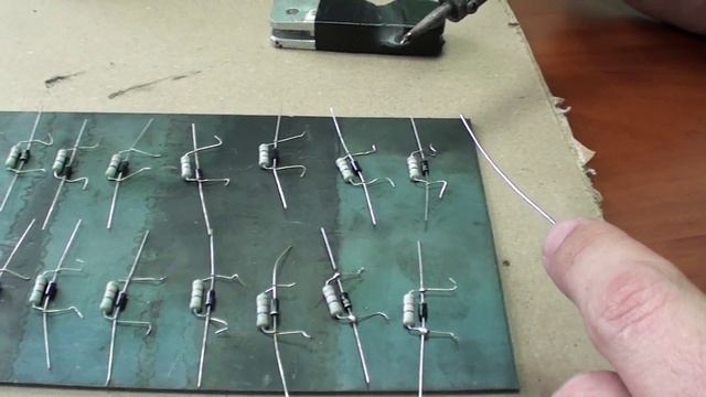 Трудовые будни.))) Паяем диоды с резисторами. смотреть онлайн