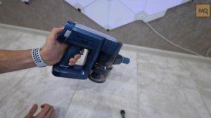 Polaris PVCS 7000 Energy WAY AQUA обзор. Вертикальный пылесос с электроприводом в щетке