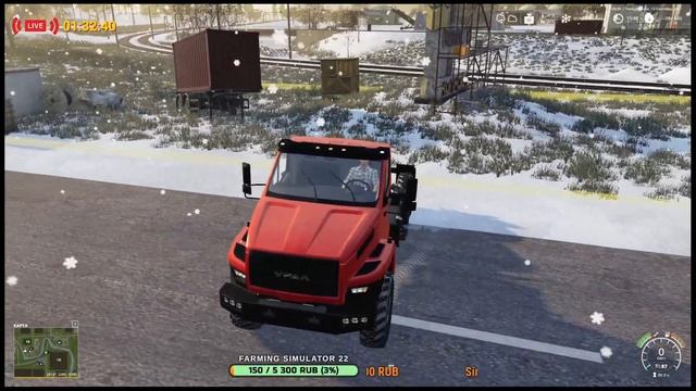 ➤Farming Simulator 19➤КАРТА ЗОЛОТОЙ КОЛОС➤ СНОВА ЗИМА
