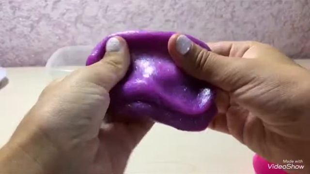 Обзор на лизуна (слайма,жвачку для рук) смотреть онлайн