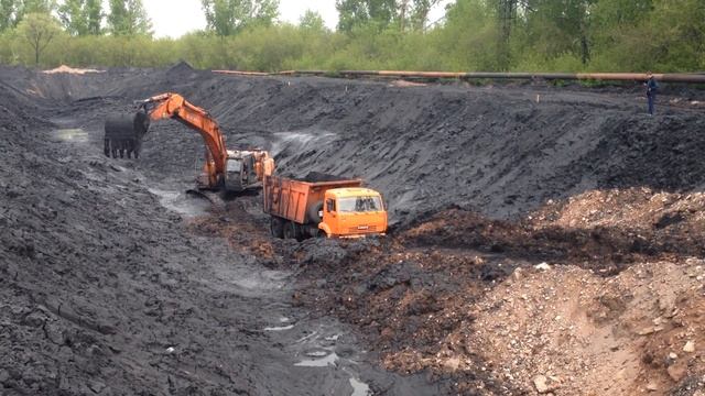 Очистка шламовых отстойников