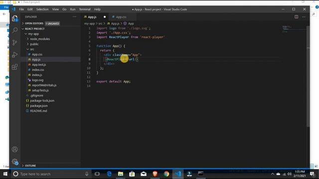 How to Use React Player | iframe in react js | React js use YouTube Video |React js player | смотреть онлайн