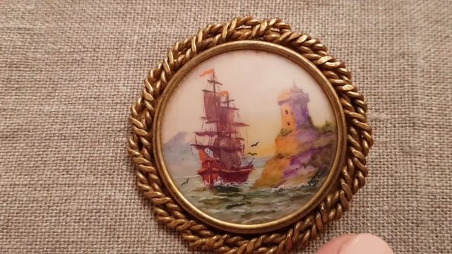 Покупки с барахолки . Старинные украшения. Винтажные и антикварные броши.
