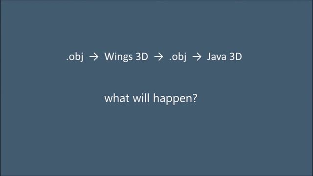How to Put .obj Models into Java 3D without Converting Them to .wrl