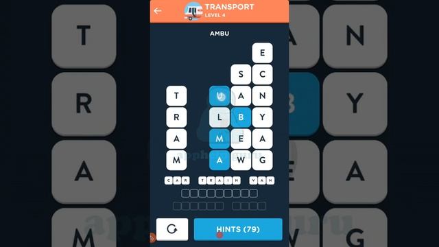 Wordbrain 2 Word Magician Transport Level 4 Walkthrough