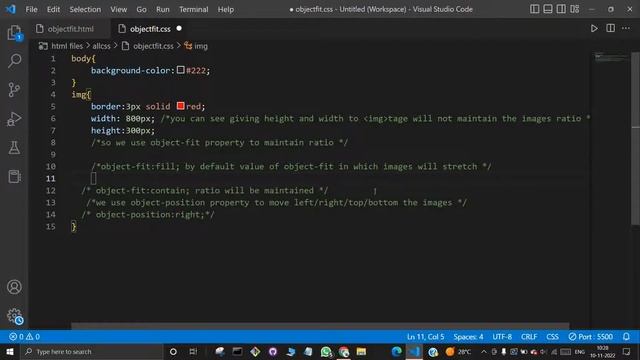 Object-fit and Object-position property in CSS | web development tutorial | CSS | HTML | Manoranjan
