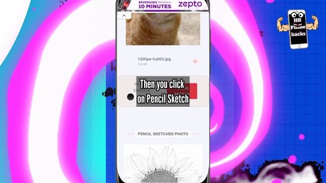 how to create sketch photos without help of other apps смотреть онлайн