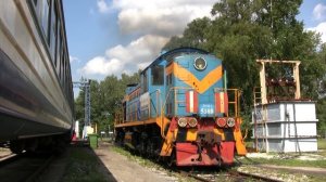 Реостатное испытание тепловоза ТЭМ2-5108 / TEM2-5108 power test