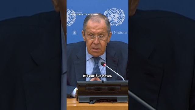 Russian Foreign Minister Lavrov comments on Tucker Carlson's Fox News departure #Shorts