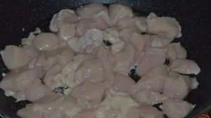 Куриная грудка со спагетти