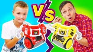 БИТВА управляемых роботов YCOO и СПИННЕРОВ Spinner M.A.D.! Распаковка игрушек для мальчиков