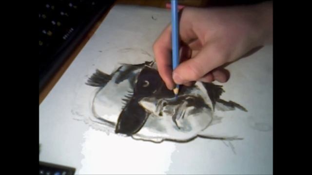 рисуем Арнольда Шварцнеггера, терминатор. смотреть онлайн