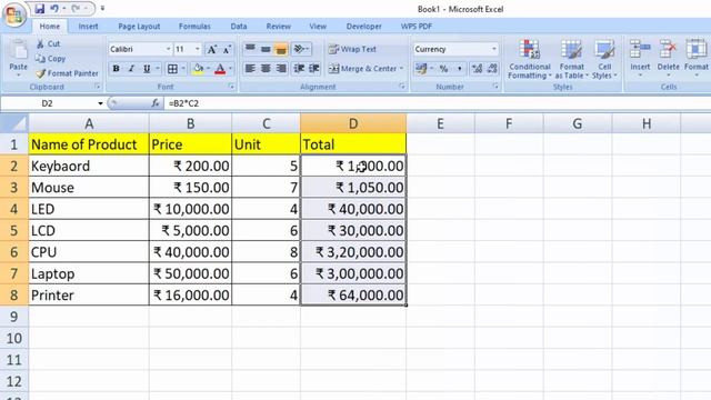 How to use array formula in Microsoft Excel 2007@COMPUTEREXCELSOLUTION #exceltutorial #excel