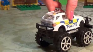 Полицейский ДЖИП! Игрушечный мультик про машинки   ПОЛИЦИЯ