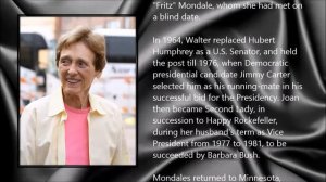 Joan Mondale ● A Simple Tribute