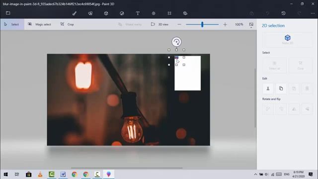 How to Blur any Part of Image in Paint 3D App on Windows 10 смотреть онлайн