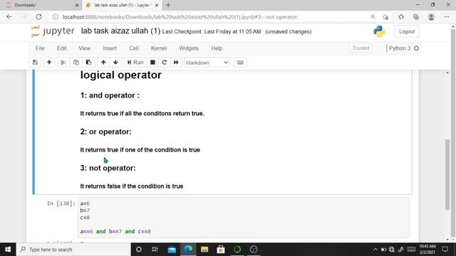 Logical Operator in python HINDI. How to use Logical Operator in python. Operators with CodeBench.