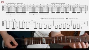 Metallica Battery solo cover and lesson