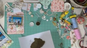 Скрапбукинг/Мастер класс по созданию альбома/Оформляю странички (часть 3)