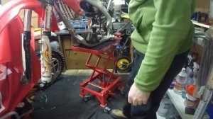 Гидравлический подкатной мотоподъемник Сорокин