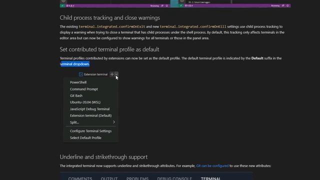 Setup Git as a default terminal in VScode | VSCode July 2021(1.59) смотреть онлайн