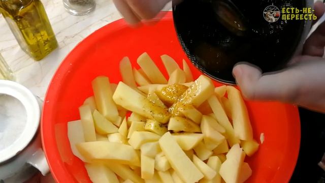 Картофель по деревенски. Хрустящий картофель в духовке. Рецепт. Есть-Не-Переесть смотреть онлайн