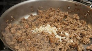 Паста с мясным фаршем