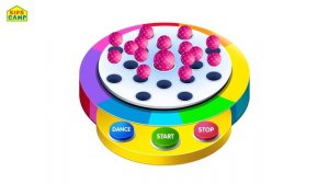 Learn Colors With Space Balls Dancing Machine Game On Finger Family Song