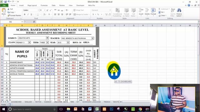 School Exam Report Card software for Teachers смотреть онлайн