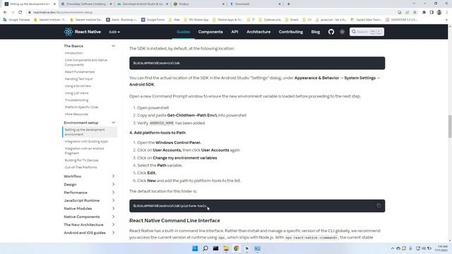 React Native CLI Quickstart Environment Setup and Install an App | Muhammad Umair Ahmad смотреть онлайн