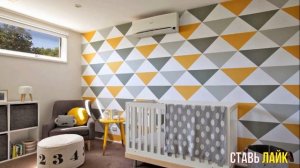 APARTMENT RENOVATION WITH GEOMETRIC DRAWINGS / ОБОИ С ГЕОМЕТРИЕЙ / ОБОИ С ГЕОМЕТРИЧЕСКИМ  РИСУНКОМ