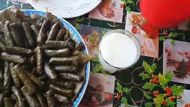 ДОЛМА ИЗ ВИНОГРАДНЫХ ЛИСТЬЕВ И С АЙРАНОМ НА МИНЕРАЛЬНОЙ ВОДЕ ЭТО РЕБЯТА НЕ ЕДА ЭТО НАСЛАЖДЕНИЕ!