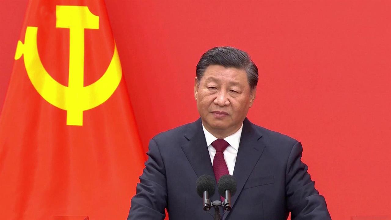 Владимир Путин поздравил Си Цзиньпина с переизбранием генеральным секретарем ЦК Компартии Китая