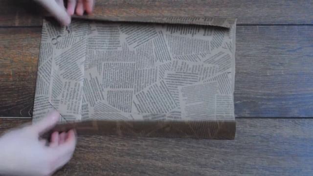 Как сделать пакет из бумаги. DIY. Мастер класс смотреть онлайн