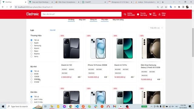 D-SHOP | Electronic web fullstack - Nodejs, Vuejs, Socket.io, Docker, Mongodb | Part 1