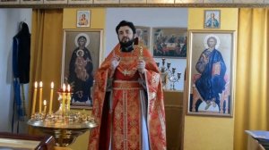 Проповедь в день Собора Архистратига Божия Михаила  21 11 2019 г