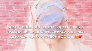 Веший йо1ан Дала декъал йойла хьо Пет1мат❤️