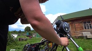 Замена тормозных колодок, шланга и машинки на мотоцикле