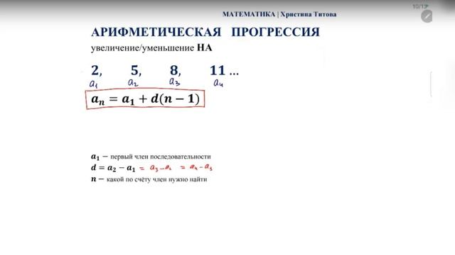 ЧТО ТАКОЕ ПРОГРЕССИЯ? | Арифметическая и геометрическая прогрессии