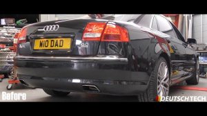 Audi A8L W12- Resonator & Backbox Delete!